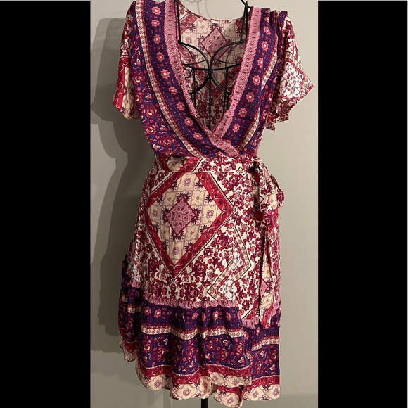 NWT.  Sacred Threads Dress/Tunic. S/M.    04/BL/BL - Picture 3 of 4